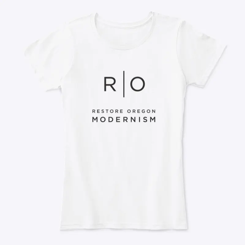 Restore Oregon Modernism - Black Logo