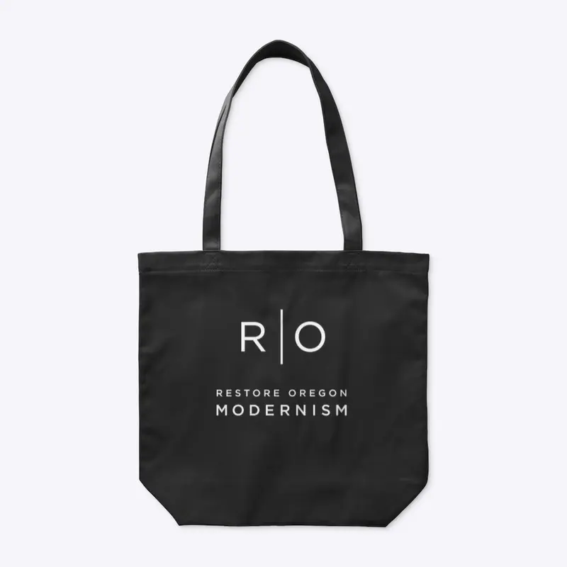 Restore Oregon Modernism - White Logo